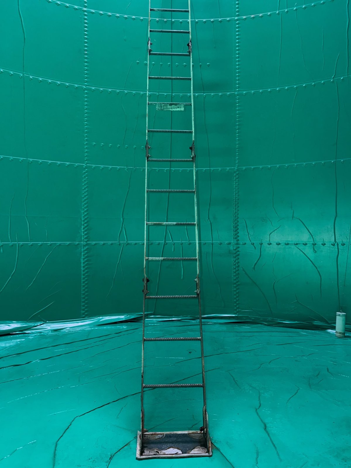Internal access ladder — after